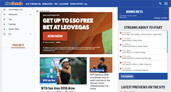 Desktop Screenshot of live-tennis.com